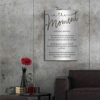 Luxe Metal Art 'In The Moment' by Cindy Jacobs, Metal Wall Art,24x36