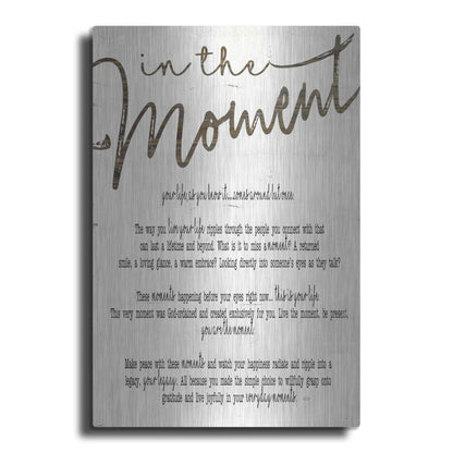 Luxe Metal Art 'In The Moment' by Cindy Jacobs, Metal Wall Art