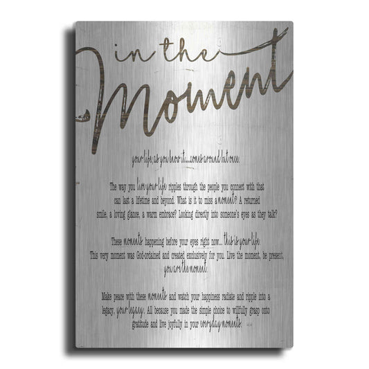 Luxe Metal Art 'In The Moment' by Cindy Jacobs, Metal Wall Art