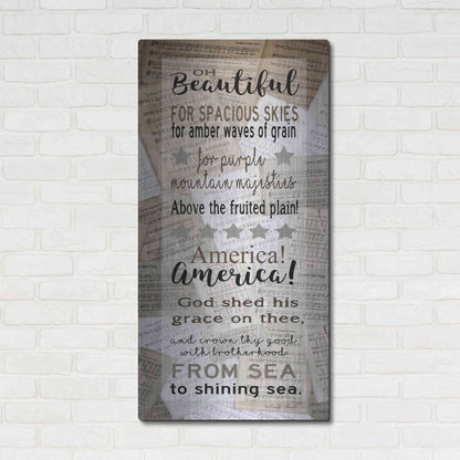 Luxe Metal Art 'Oh Beautiful' by Cindy Jacobs, Metal Wall Art,24x48