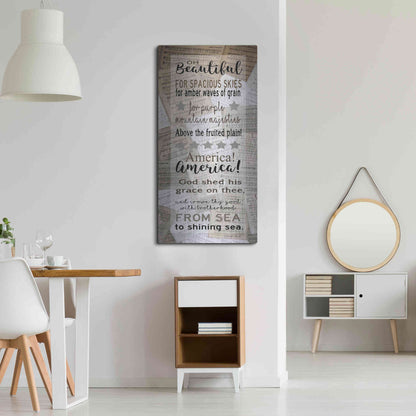 Luxe Metal Art 'Oh Beautiful' by Cindy Jacobs, Metal Wall Art,24x48