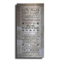 Luxe Metal Art 'Oh Say Can You See' by Cindy Jacobs, Metal Wall Art
