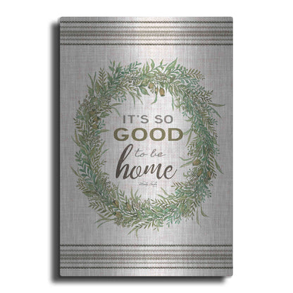 Luxe Metal Art 'It's So Good Wreath' by Cindy Jacobs, Metal Wall Art