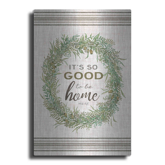 Luxe Metal Art 'It's So Good Wreath' by Cindy Jacobs, Metal Wall Art