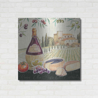 Luxe Metal Art 'Tuscan Flavor II' by Daphne Brissonet, Metal Wall Art,36x36