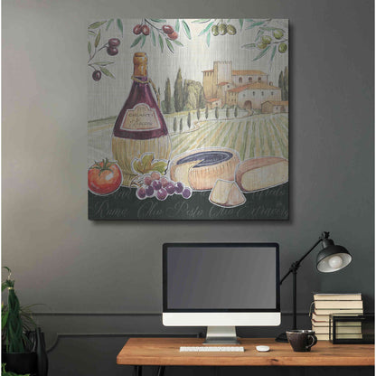 Luxe Metal Art 'Tuscan Flavor II' by Daphne Brissonet, Metal Wall Art,36x36