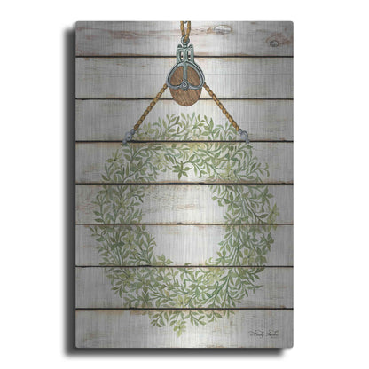 Luxe Metal Art 'Pully Hanging Wreath' by Cindy Jacobs, Metal Wall Art