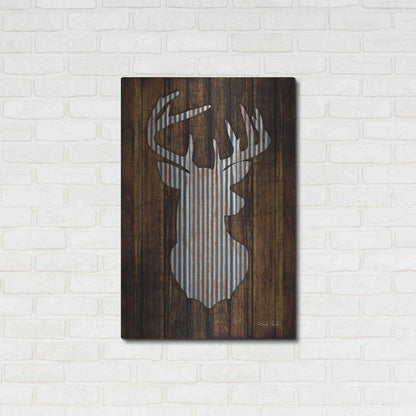 Luxe Metal Art 'Deer Head I' by Cindy Jacobs, Metal Wall Art,24x36