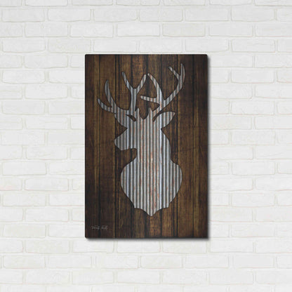Luxe Metal Art 'Deer Head II' by Cindy Jacobs, Metal Wall Art,24x36