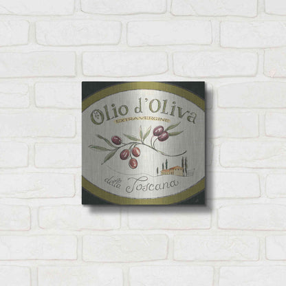 Luxe Metal Art 'Tuscan Flavor VI' by Daphne Brissonet, Metal Wall Art,12x12