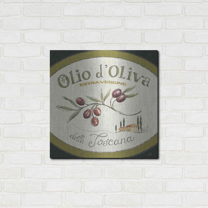 Luxe Metal Art 'Tuscan Flavor VI' by Daphne Brissonet, Metal Wall Art,24x24