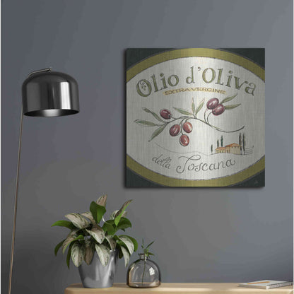 Luxe Metal Art 'Tuscan Flavor VI' by Daphne Brissonet, Metal Wall Art,24x24