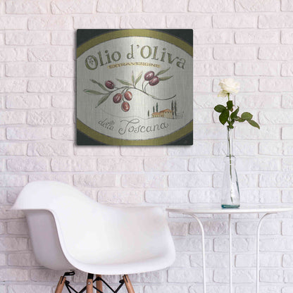 Luxe Metal Art 'Tuscan Flavor VI' by Daphne Brissonet, Metal Wall Art,24x24