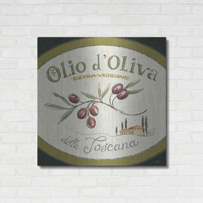 Luxe Metal Art 'Tuscan Flavor VI' by Daphne Brissonet, Metal Wall Art,36x36