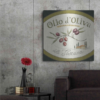 Luxe Metal Art 'Tuscan Flavor VI' by Daphne Brissonet, Metal Wall Art,36x36