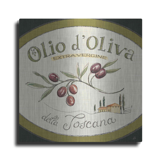 Luxe Metal Art 'Tuscan Flavor VI' by Daphne Brissonet, Metal Wall Art