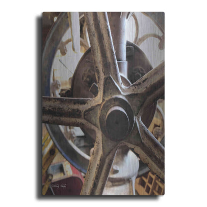 Luxe Metal Art 'Star Wheel' by Cindy Jacobs, Metal Wall Art