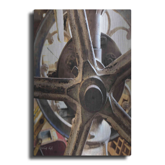 Luxe Metal Art 'Star Wheel' by Cindy Jacobs, Metal Wall Art
