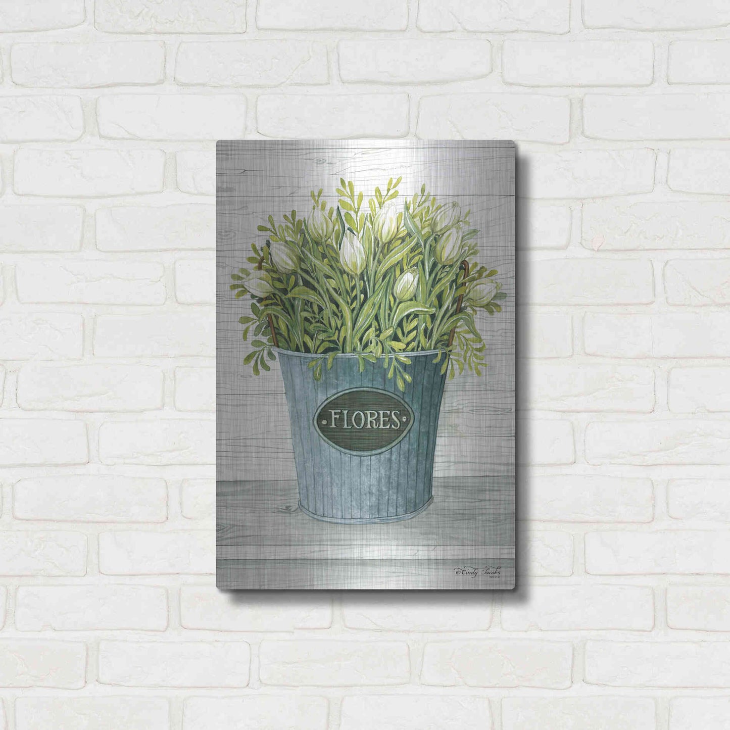 Luxe Metal Art 'Today's Picks' by Cindy Jacobs, Metal Wall Art,16x24