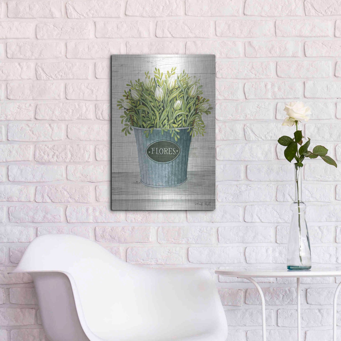 Luxe Metal Art 'Today's Picks' by Cindy Jacobs, Metal Wall Art,16x24