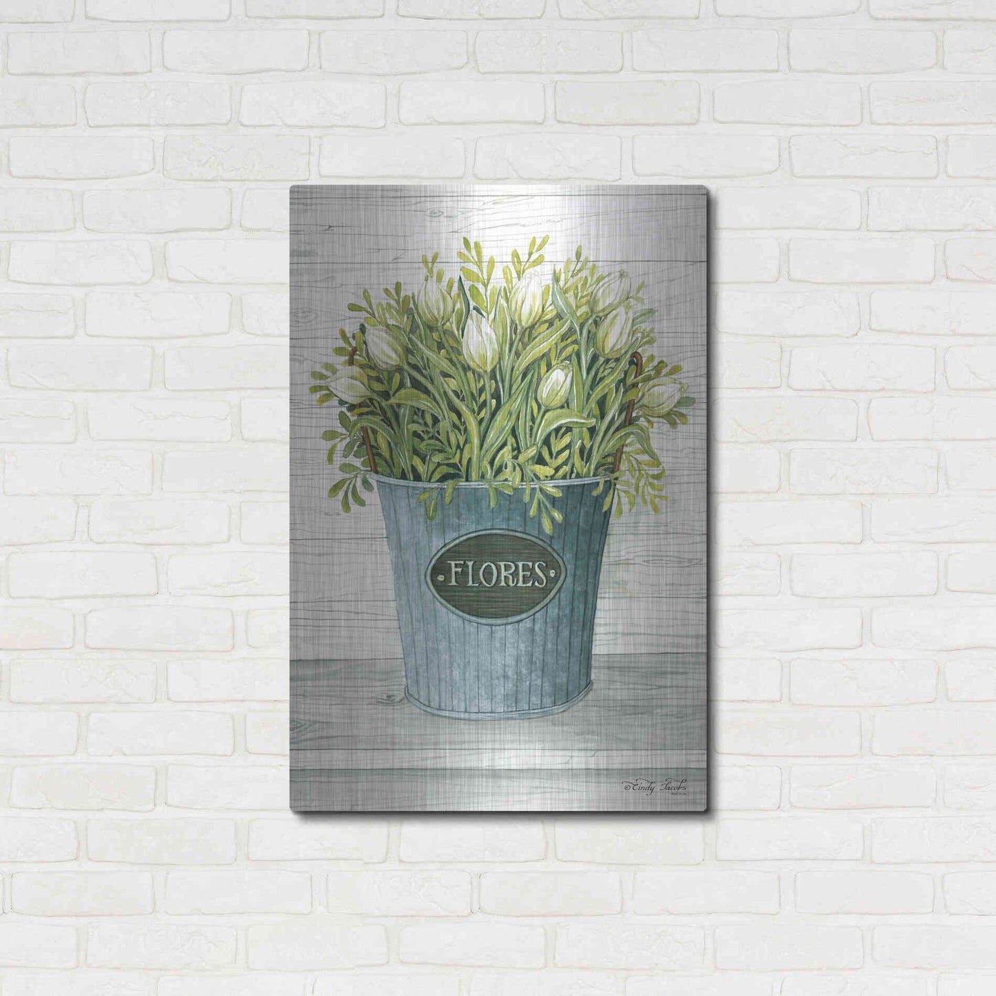 Luxe Metal Art 'Today's Picks' by Cindy Jacobs, Metal Wall Art,24x36