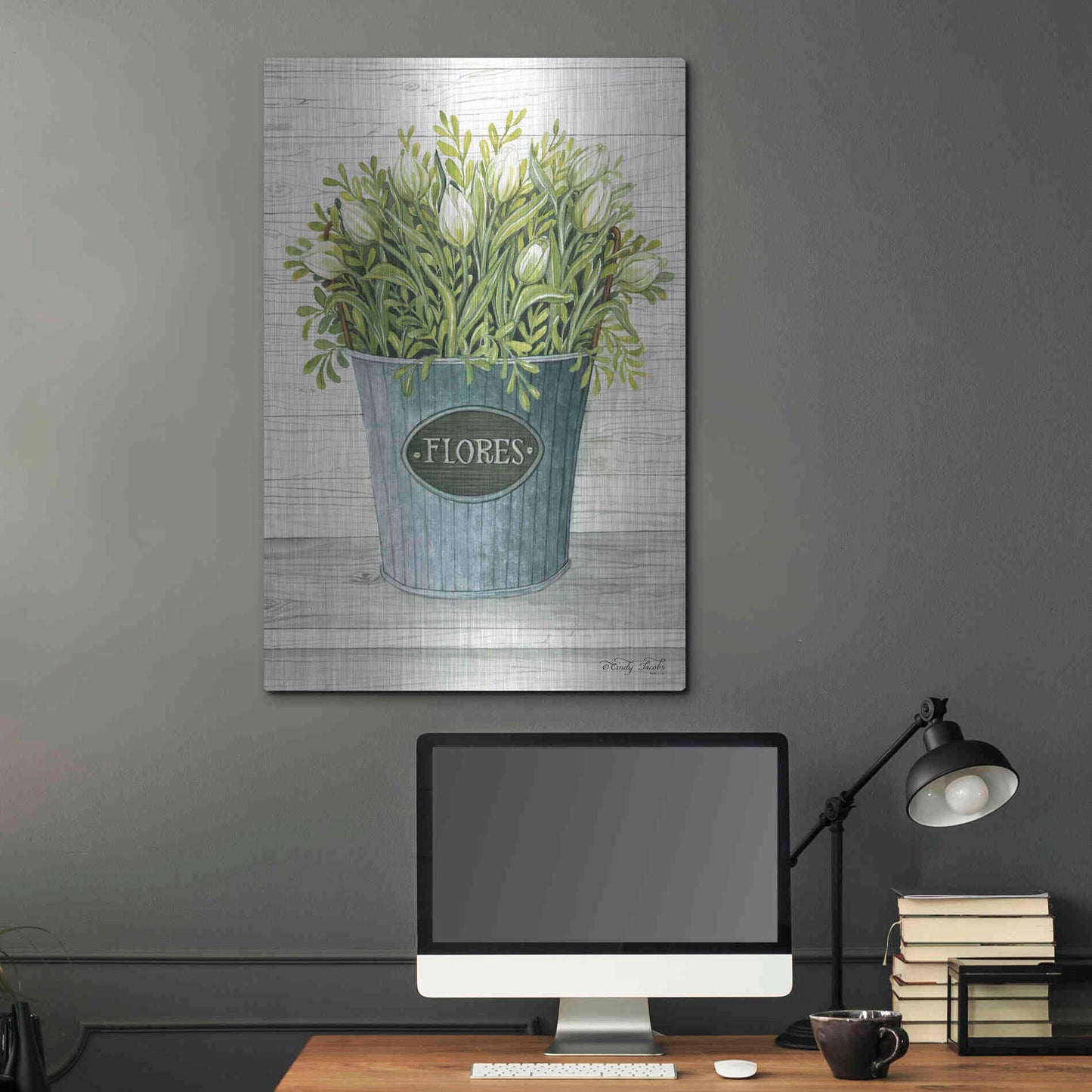 Luxe Metal Art 'Today's Picks' by Cindy Jacobs, Metal Wall Art,24x36