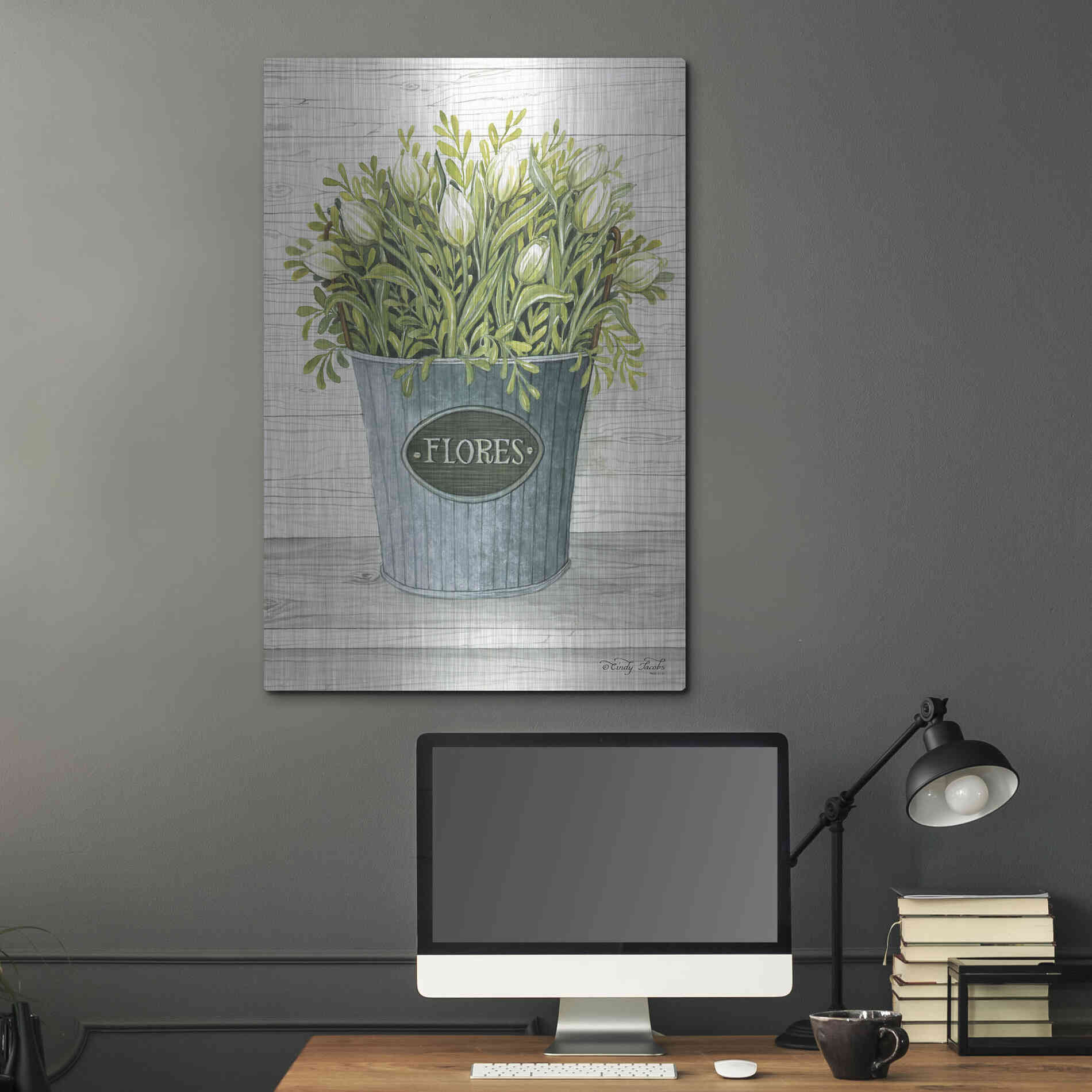 Luxe Metal Art 'Today's Picks' by Cindy Jacobs, Metal Wall Art,24x36