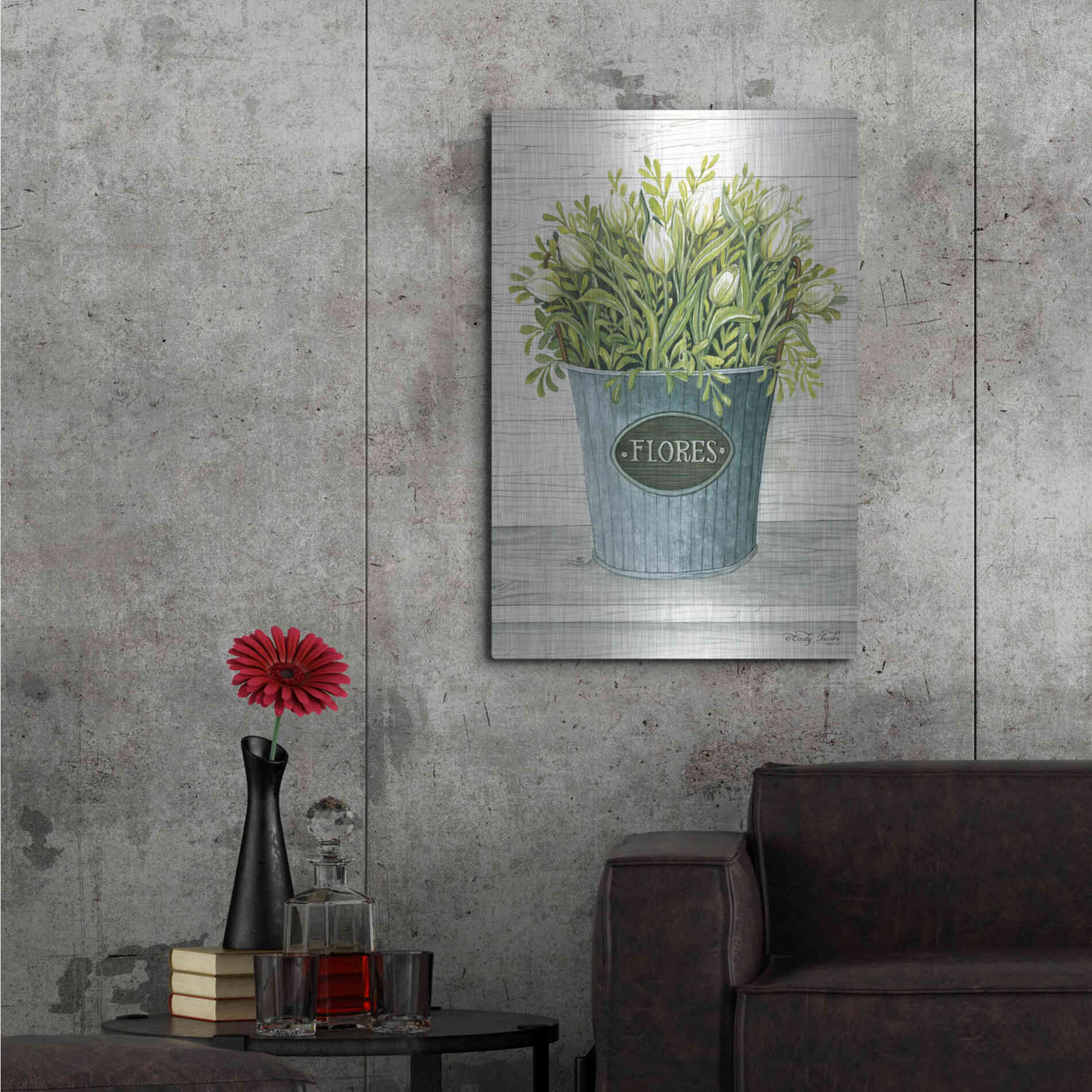 Luxe Metal Art 'Today's Picks' by Cindy Jacobs, Metal Wall Art,24x36