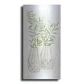 Luxe Metal Art 'Geometric Vase I' by Cindy Jacobs, Metal Wall Art
