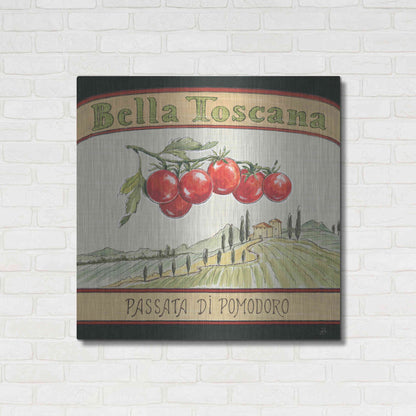 Luxe Metal Art 'Tuscan Flavor V' by Daphne Brissonet, Metal Wall Art,36x36