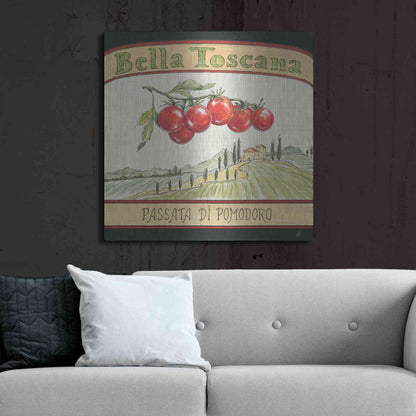 Luxe Metal Art 'Tuscan Flavor V' by Daphne Brissonet, Metal Wall Art,36x36