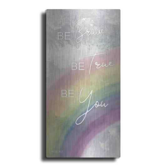 Luxe Metal Art 'Be Brave' by Cindy Jacobs, Metal Wall Art