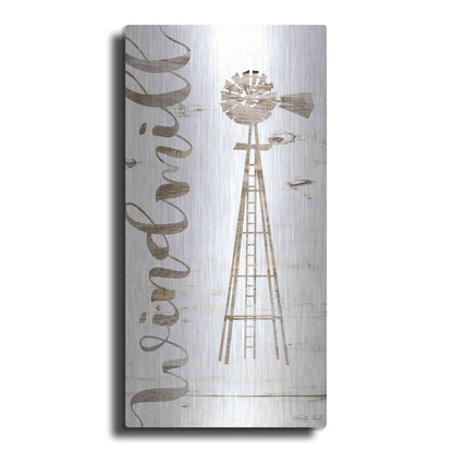 Luxe Metal Art 'Windmill' by Cindy Jacobs, Metal Wall Art