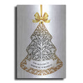 Luxe Metal Art 'Season's Greetings Ornament' by Cindy Jacobs, Metal Wall Art