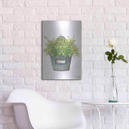 Luxe Metal Art 'Grateful Wall Box' by Cindy Jacobs, Metal Wall Art,16x24