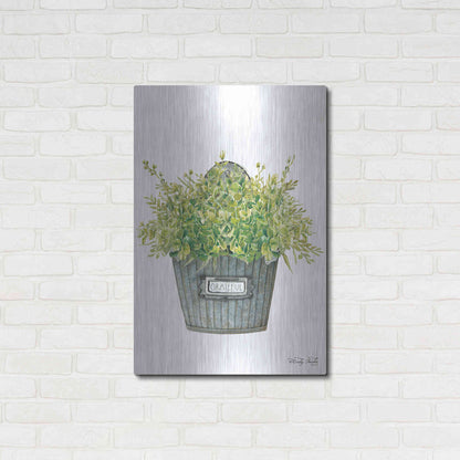 Luxe Metal Art 'Grateful Wall Box' by Cindy Jacobs, Metal Wall Art,24x36