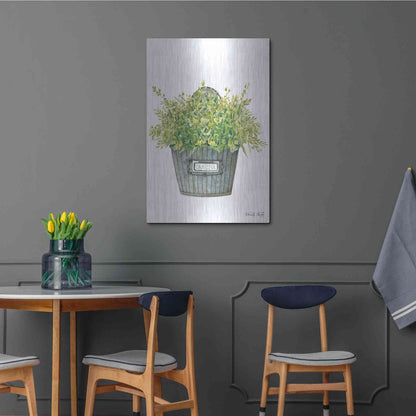 Luxe Metal Art 'Grateful Wall Box' by Cindy Jacobs, Metal Wall Art,24x36