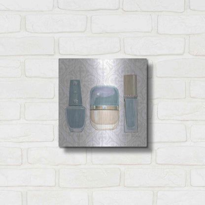 Luxe Metal Art 'Must Have Fashion IV' by Emily Adams, Metal Wall Art,12x12