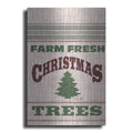 Luxe Metal Art 'Farm Fresh Christmas Trees' by Cindy Jacobs, Metal Wall Art