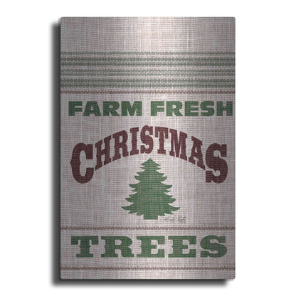 Luxe Metal Art 'Farm Fresh Christmas Trees' by Cindy Jacobs, Metal Wall Art