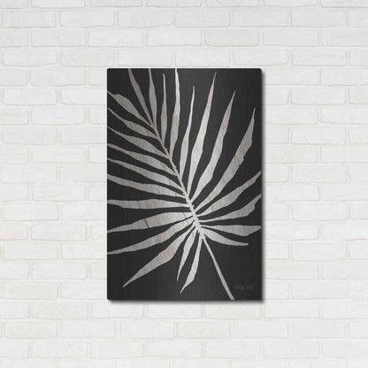 Luxe Metal Art 'Palm Frond Wood Grain IV' by Cindy Jacobs, Metal Wall Art,24x36
