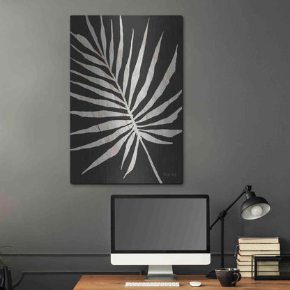 Luxe Metal Art 'Palm Frond Wood Grain IV' by Cindy Jacobs, Metal Wall Art,24x36