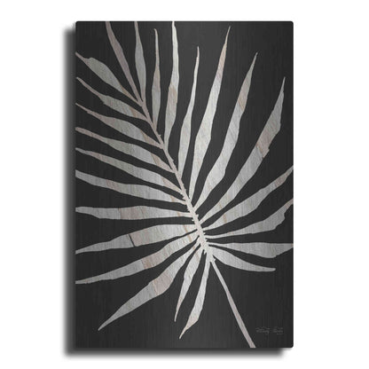 Luxe Metal Art 'Palm Frond Wood Grain IV' by Cindy Jacobs, Metal Wall Art