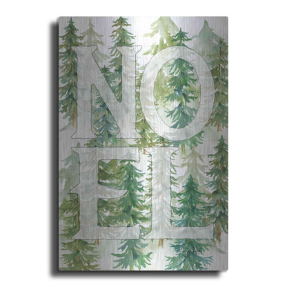 Luxe Metal Art 'Noel Woods' by Cindy Jacobs, Metal Wall Art