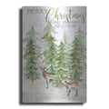 Luxe Metal Art 'Merry Christmas & Happy New Year Deer' by Cindy Jacobs, Metal Wall Art