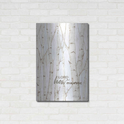 Luxe Metal Art 'Lord How Majestic' by Cindy Jacobs, Metal Wall Art,24x36