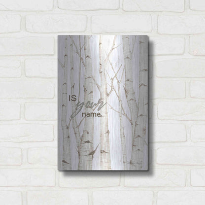 Luxe Metal Art 'Is Your Name' by Cindy Jacobs, Metal Wall Art,12x16