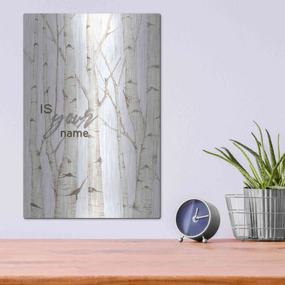 Luxe Metal Art 'Is Your Name' by Cindy Jacobs, Metal Wall Art,12x16
