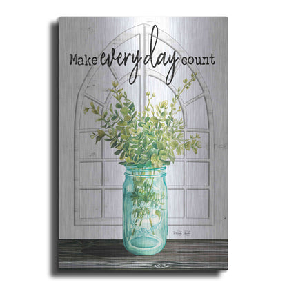 Luxe Metal Art 'Make Everyday Count' by Cindy Jacobs, Metal Wall Art