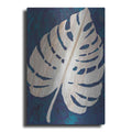 Luxe Metal Art 'Monstera Navy' by Cindy Jacobs, Metal Wall Art